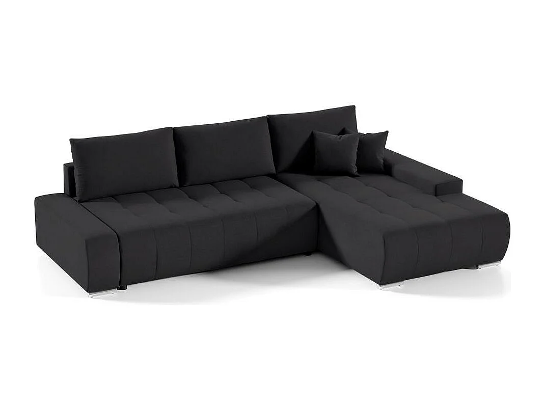 ECKSOFA Draco L schwarz rechts
