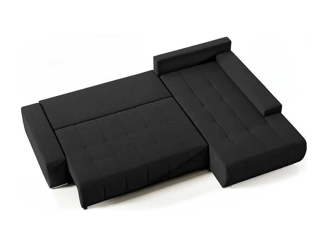 ECKSOFA Draco L schwarz rechts