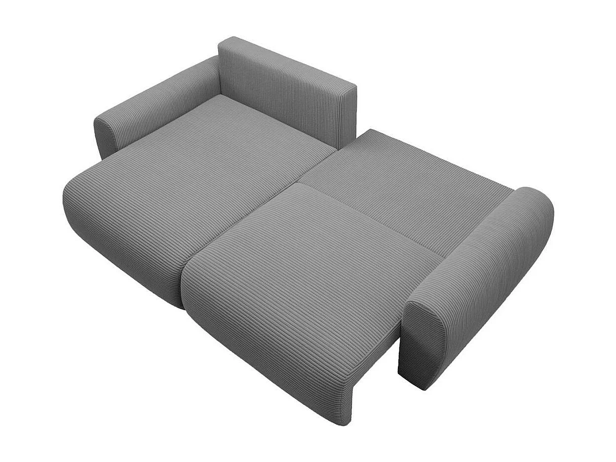 Hoekslaapbank Poss L grijs links