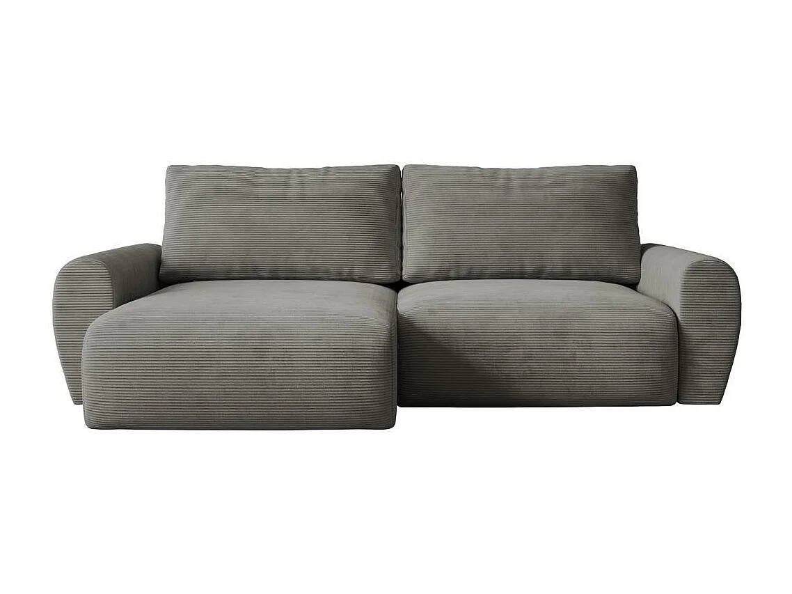 Hoekslaapbank Poss L grijs links