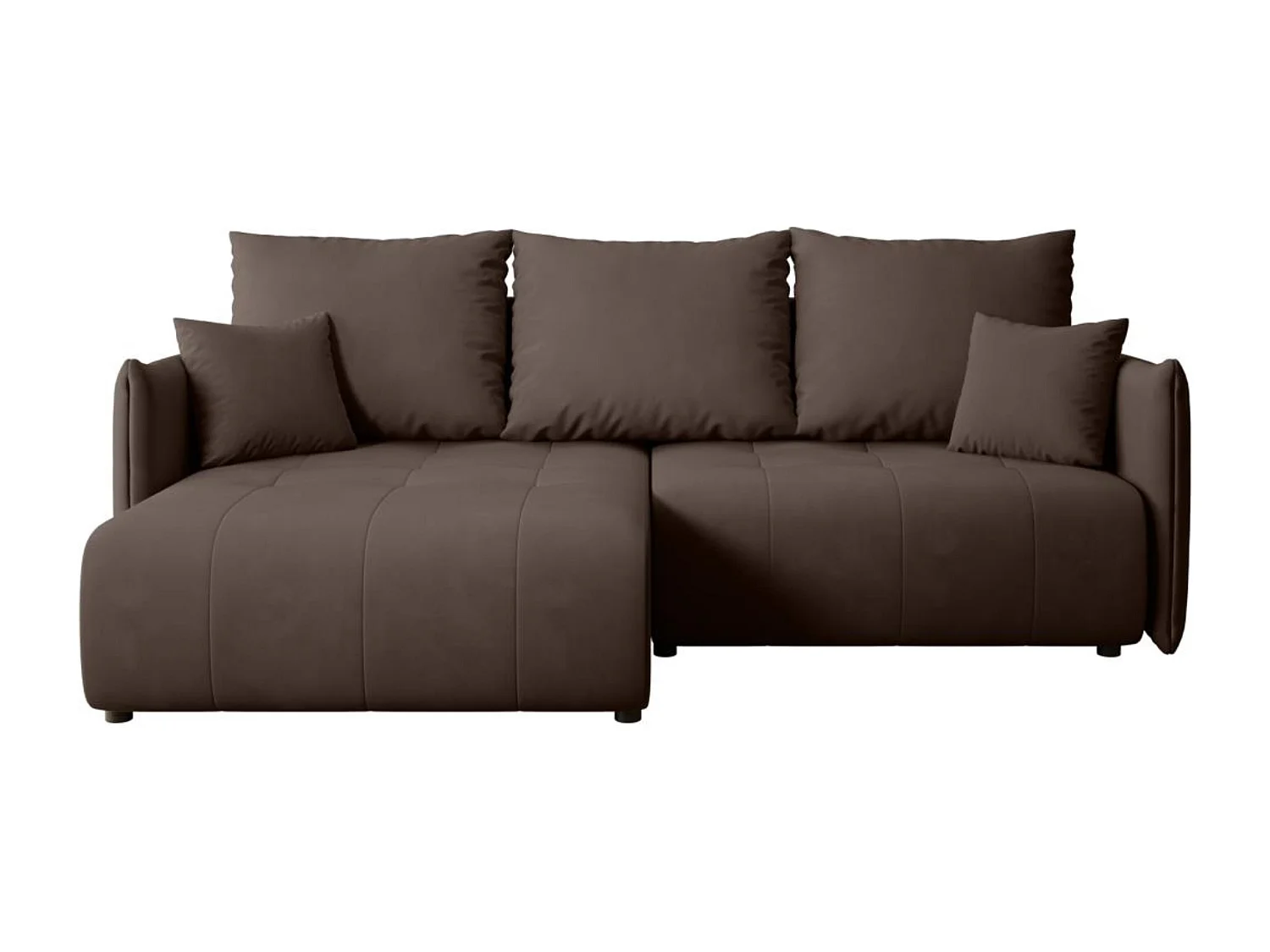 Hoekslaapbank Henry Mini bruin links