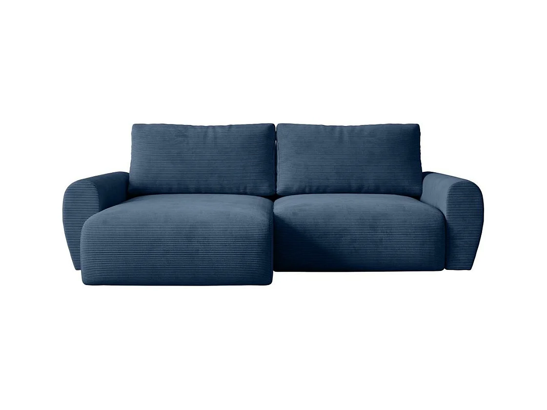 ECKSCHLAFSOFA Poss L dunkelblau links