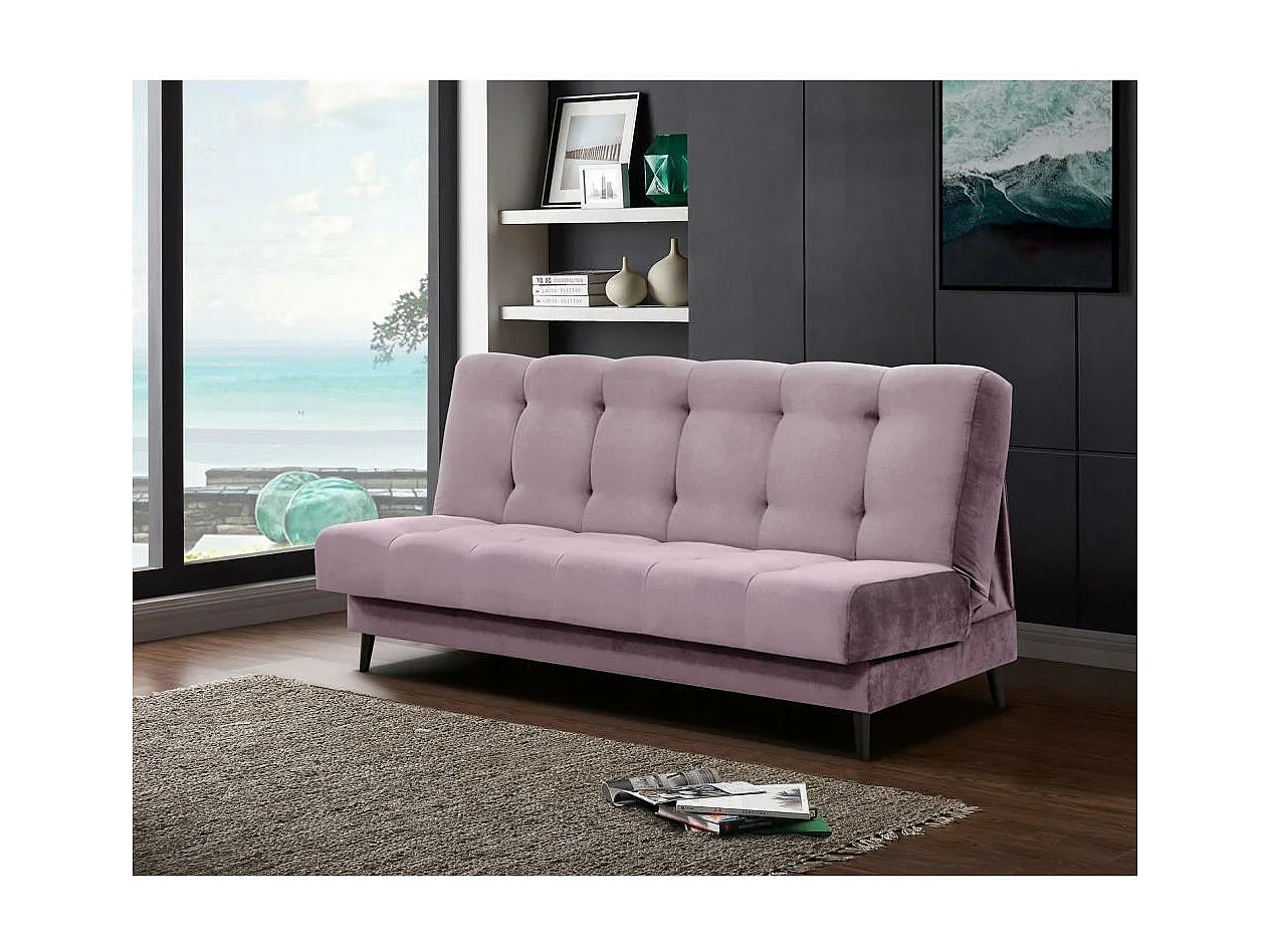 Canapé-lit 3 places Nancy rose