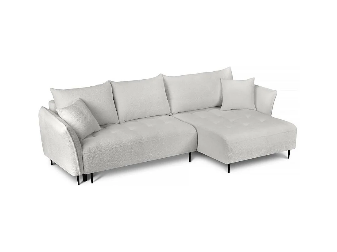 CANAPE Bari droit gris clair