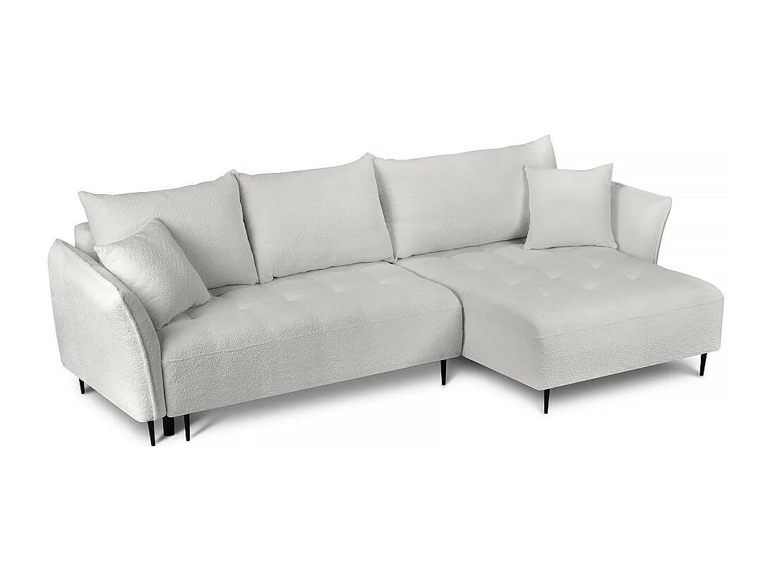 CANAPE Bari droit gris clair