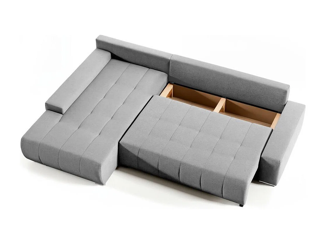 ECKSOFA Draco L gris clair gauche