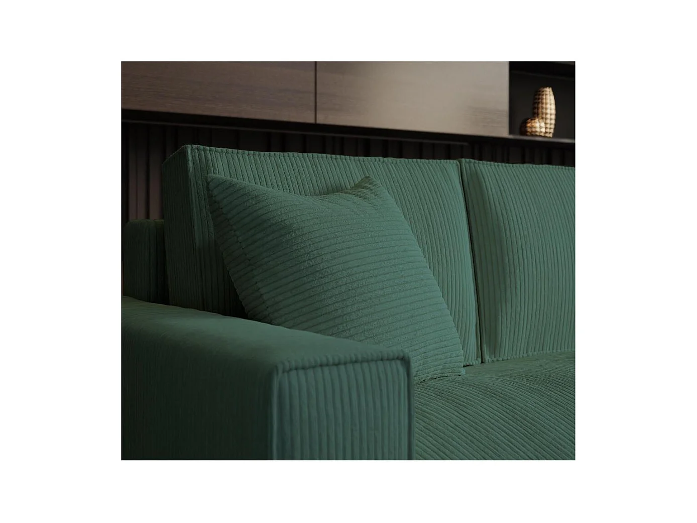 ECKSOFA Parys L dunkelgrün