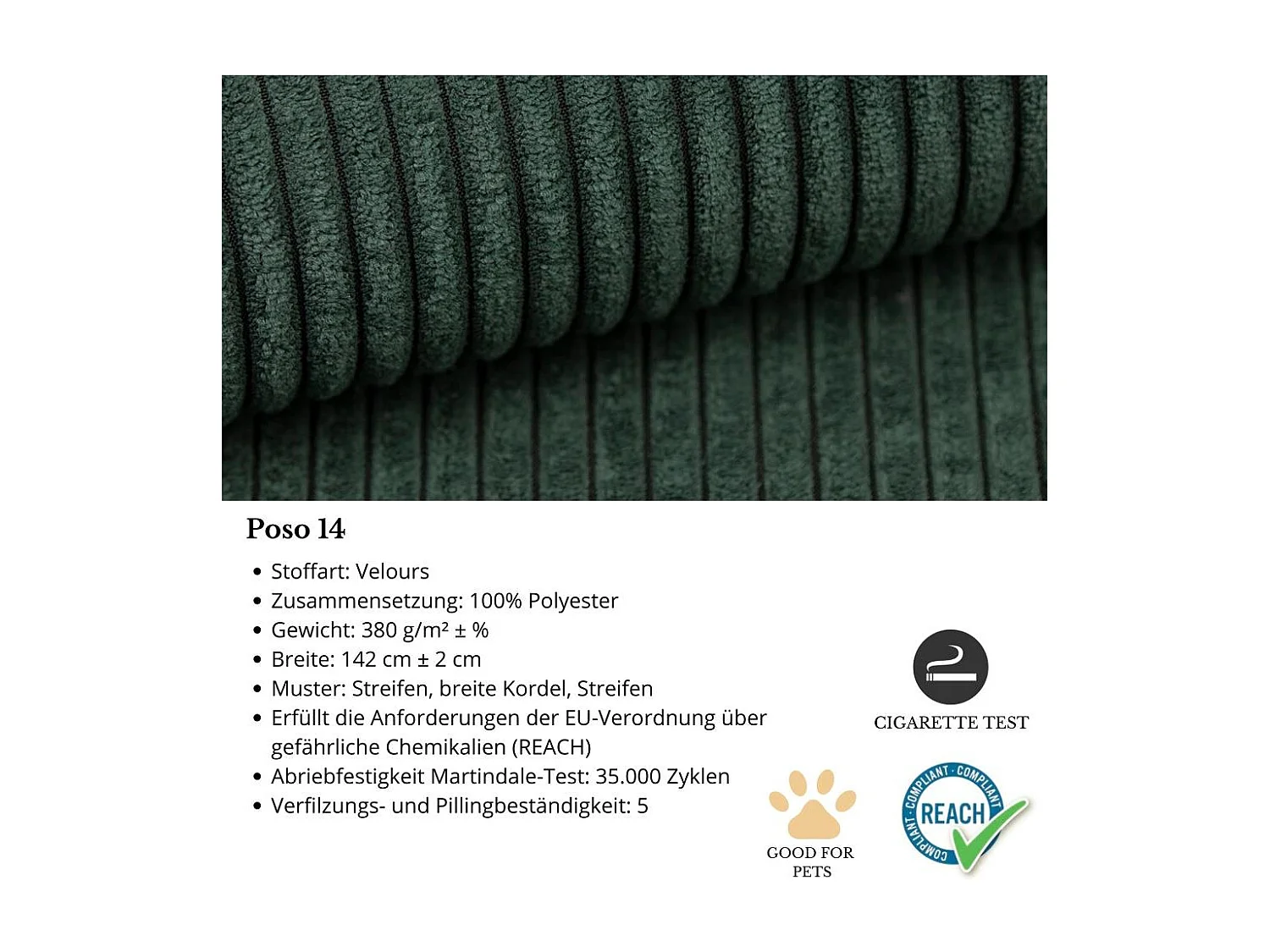 ECKSOFA Parys L vert foncé