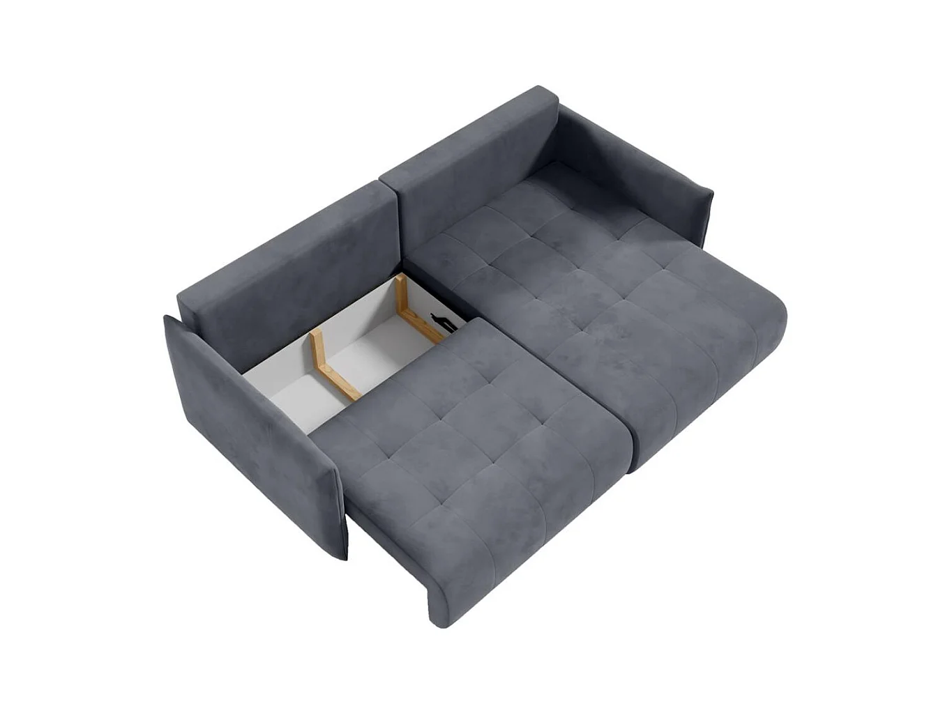 ECKSCHLAFSOFA Henry Mini grau