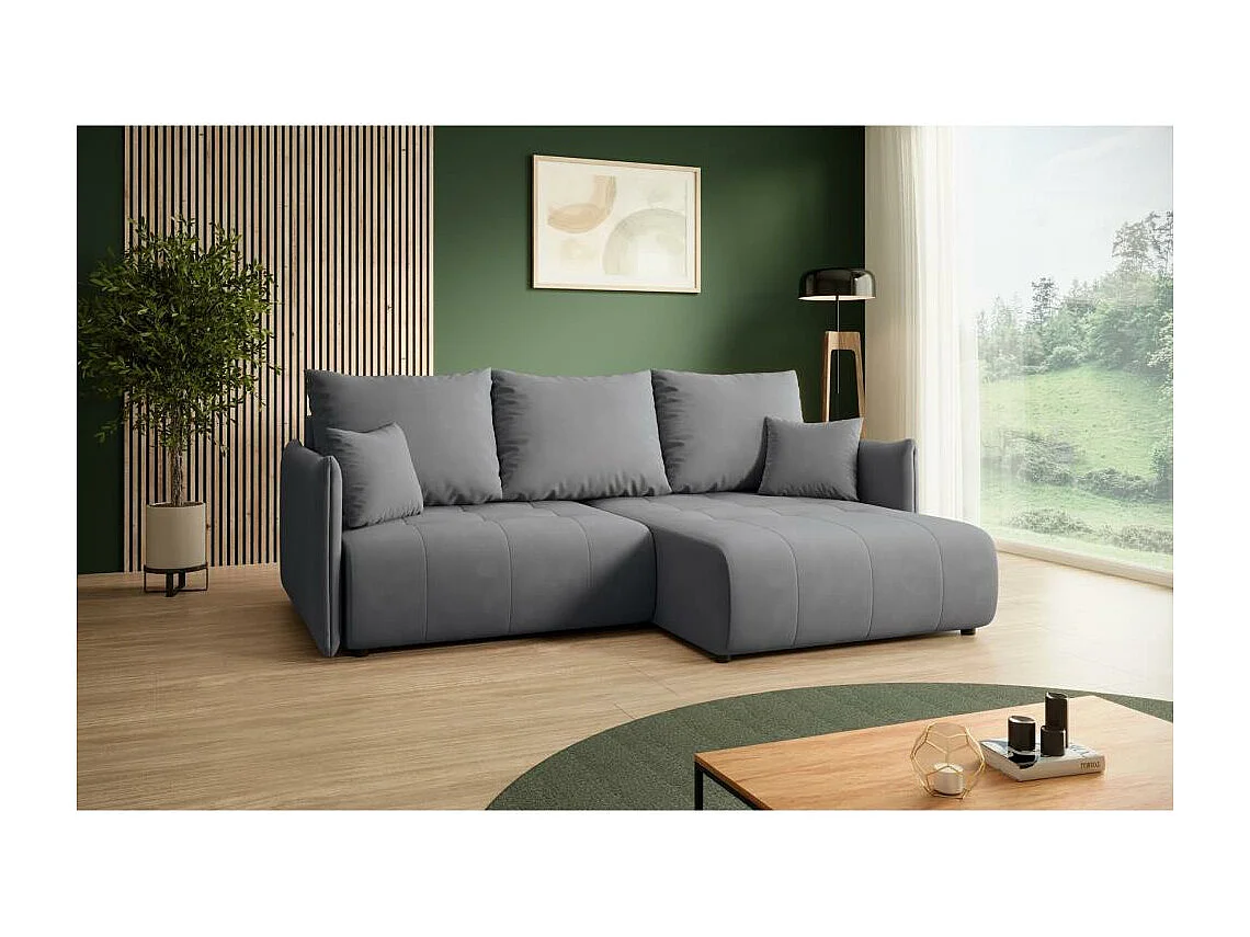 ECKSCHLAFSOFA Henry Mini grau