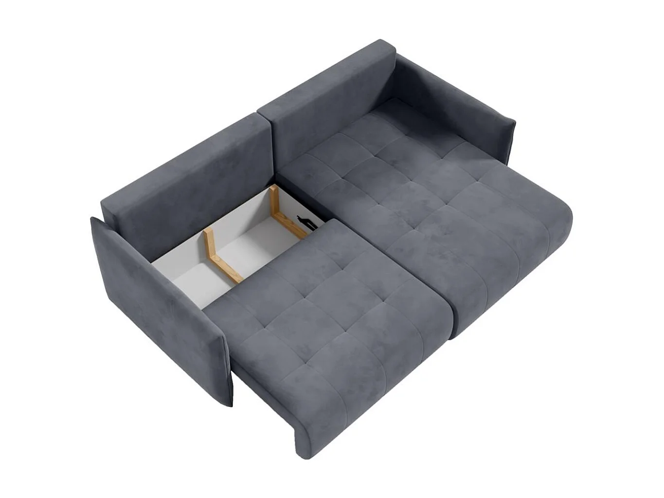 ECKSCHLAFSOFA Henry Mini grau