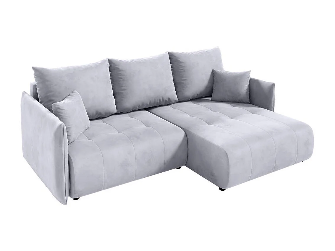 ECKSCHLAFSOFA Henry Mini hellgrau