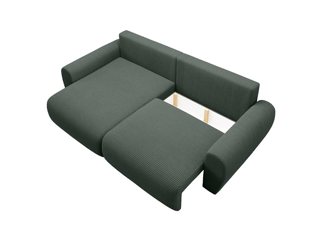 ECKSCHLAFSOFA Poss L grün links