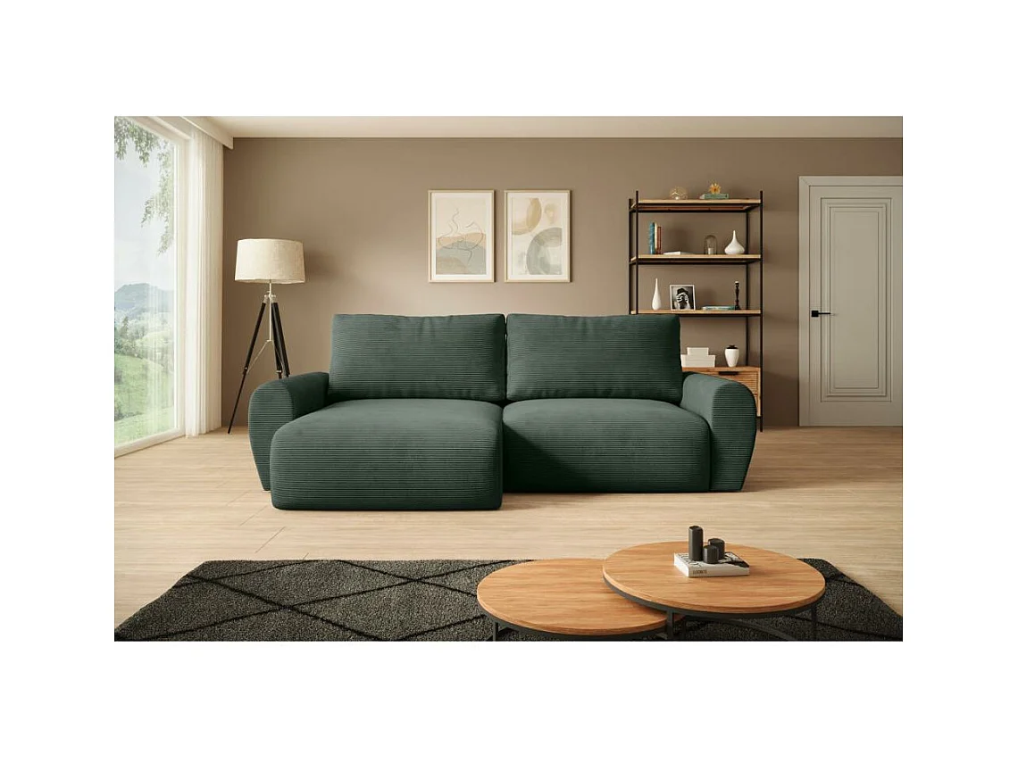 ECKSCHLAFSOFA Poss L grün links