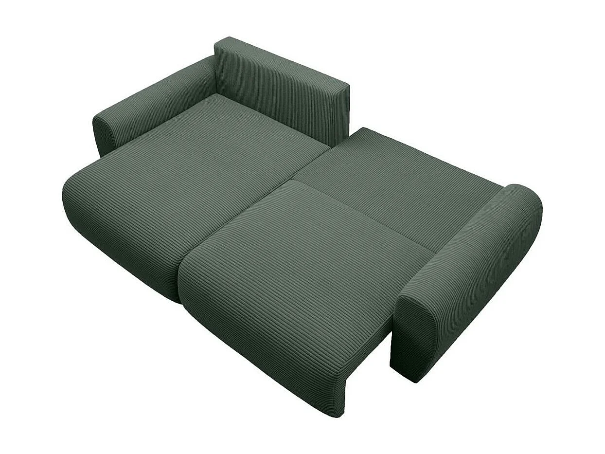 Hoekslaapbank Poss L groen links