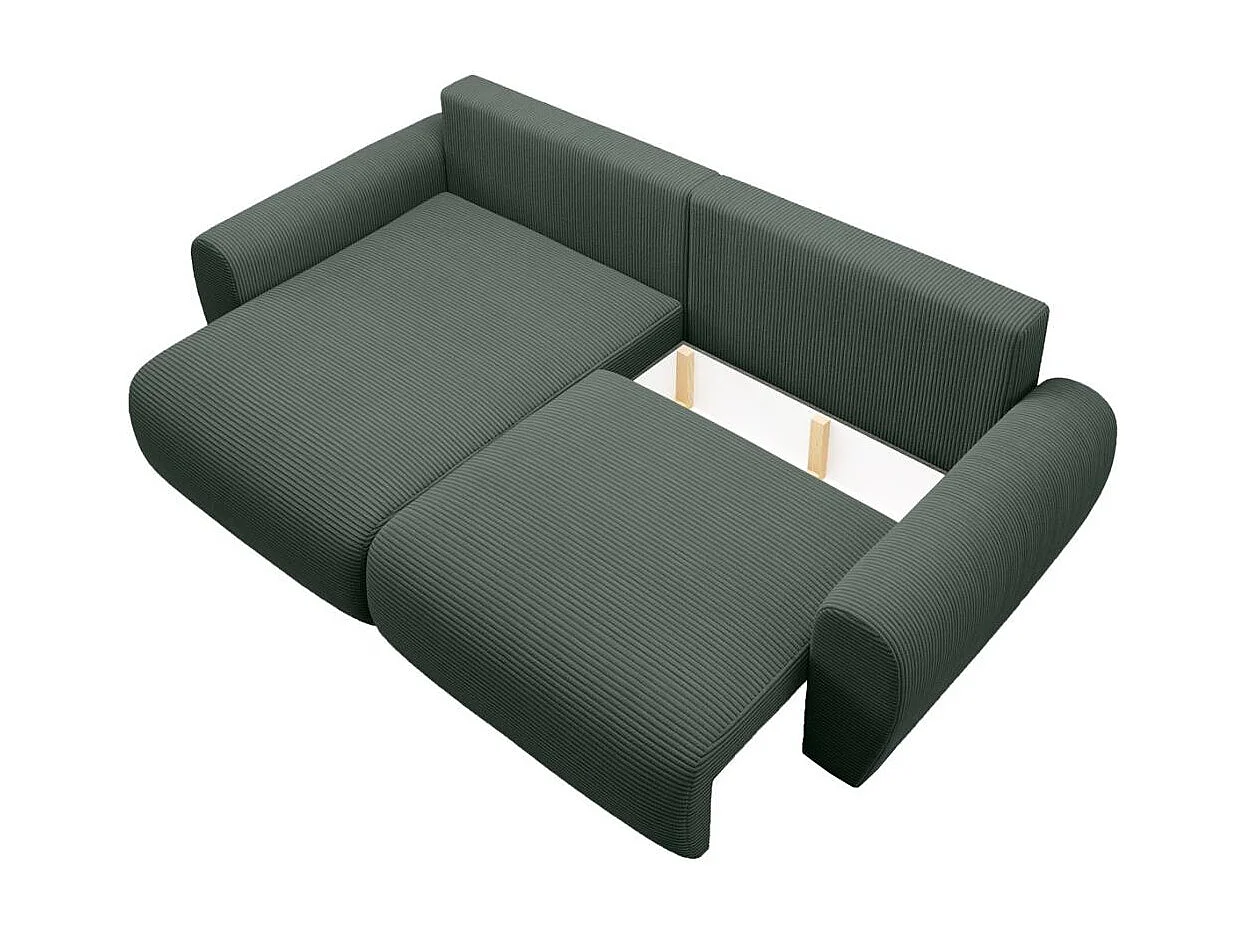 Hoekslaapbank Poss L groen links