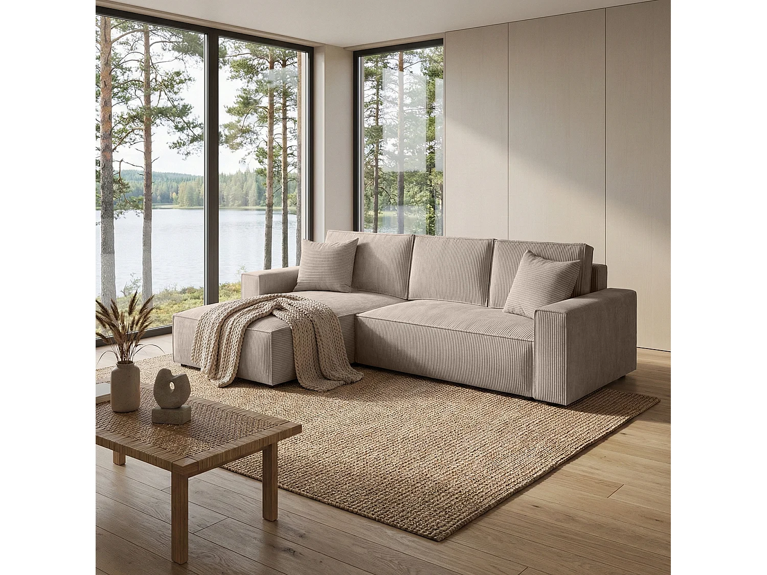 ECKSOFA Parys L beige