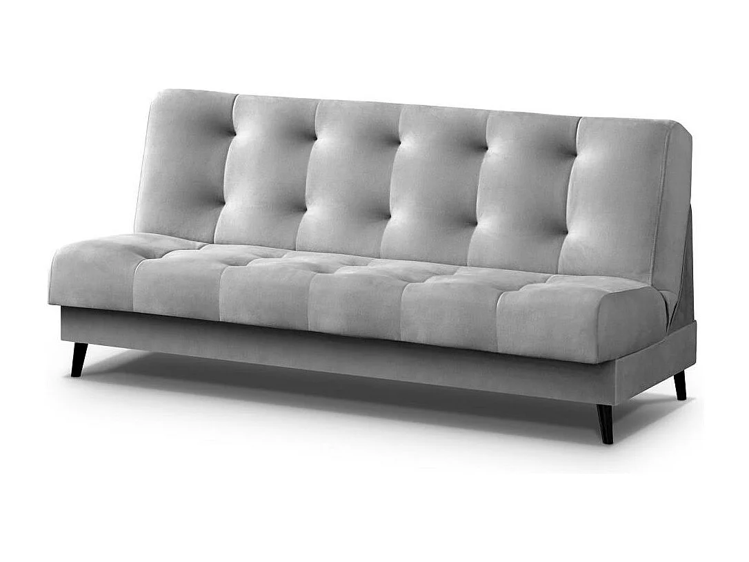 Canapé-lit 3 places Nancy gris clair