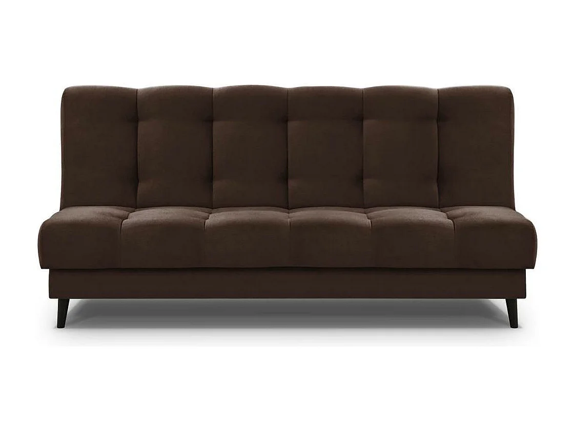 Canapé-lit 3 places Nancy marron