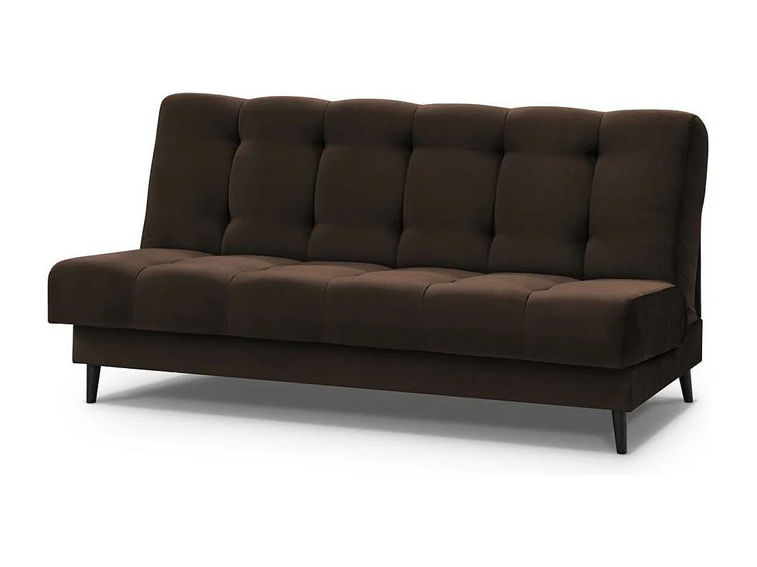 Canapé-lit 3 places Nancy marron