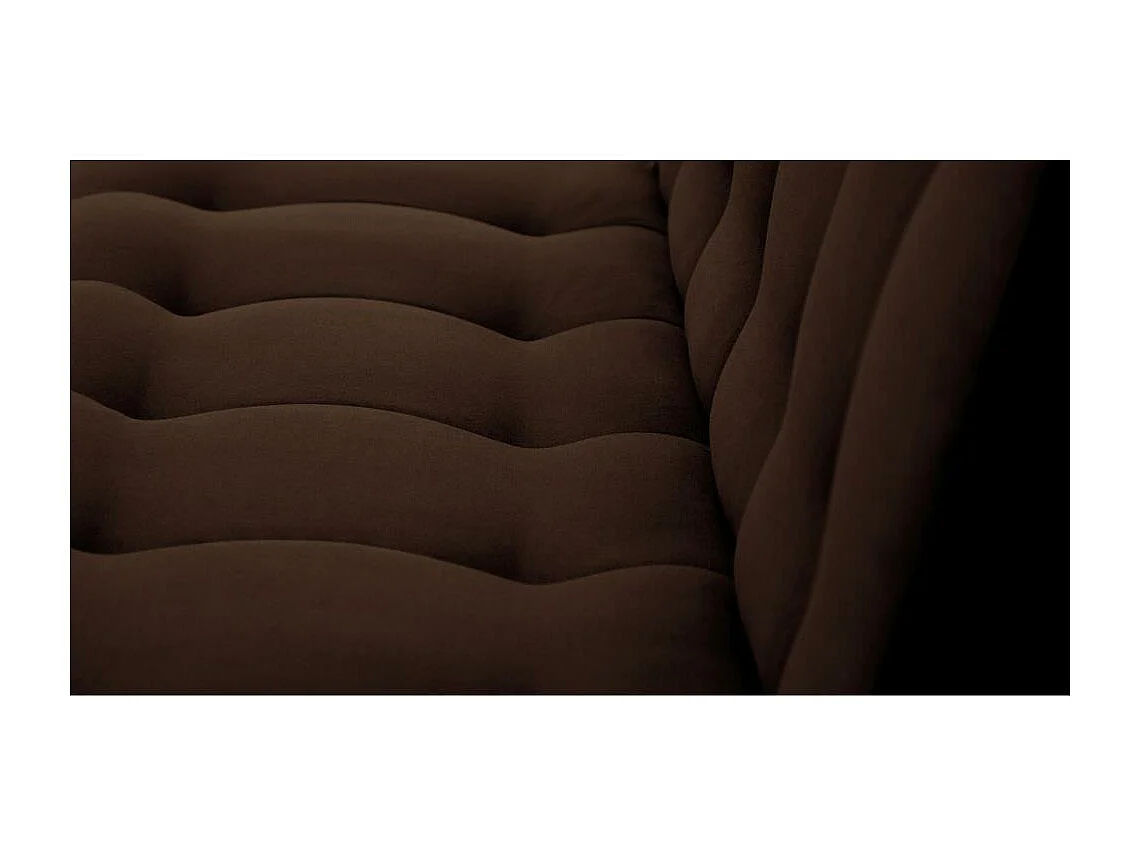 Canapé-lit 3 places Nancy marron