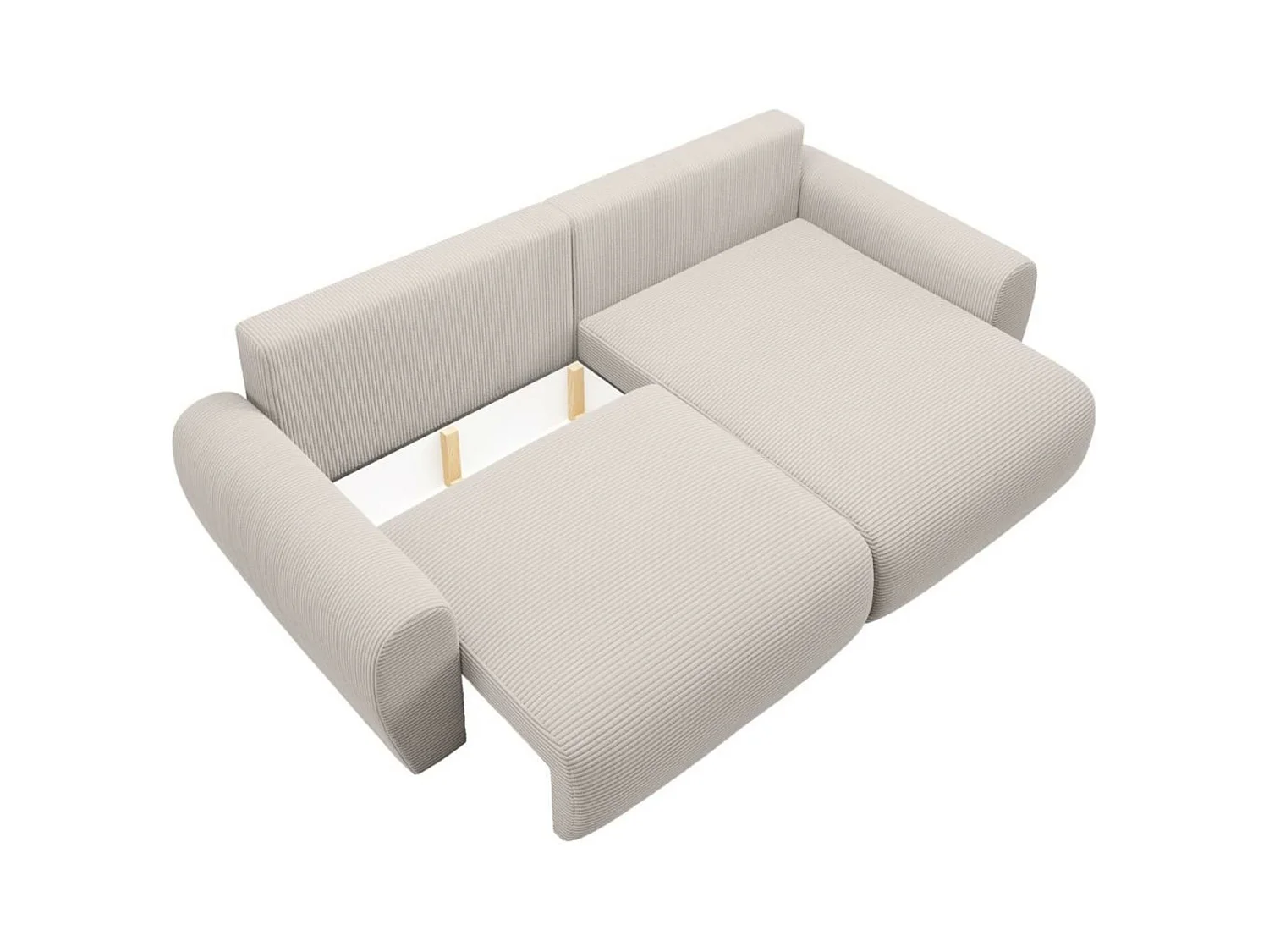 ECKSCHLAFSOFA Poss L beige rechts