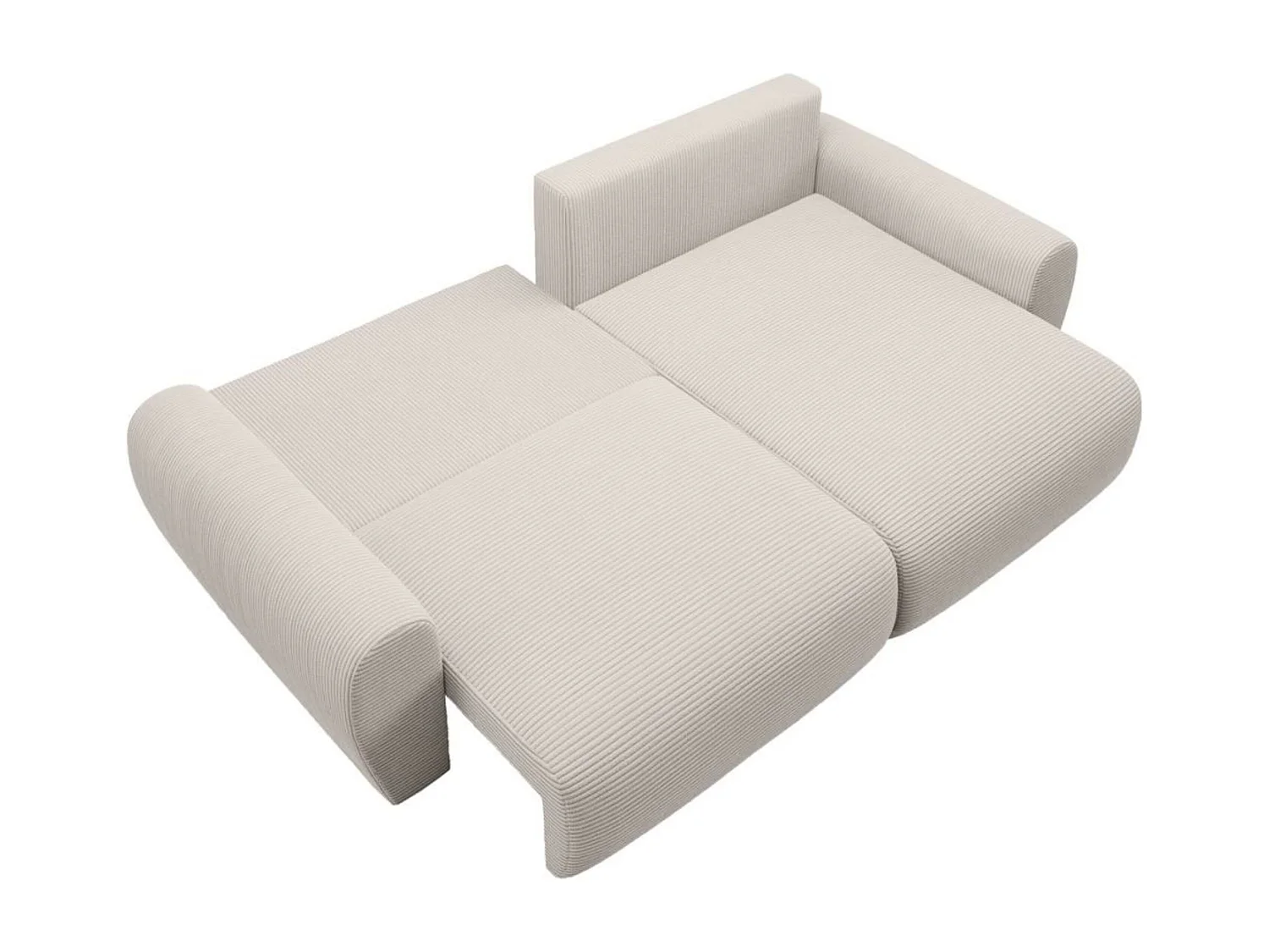 Canapé-lit CELLULAIRE Poss L beige droit