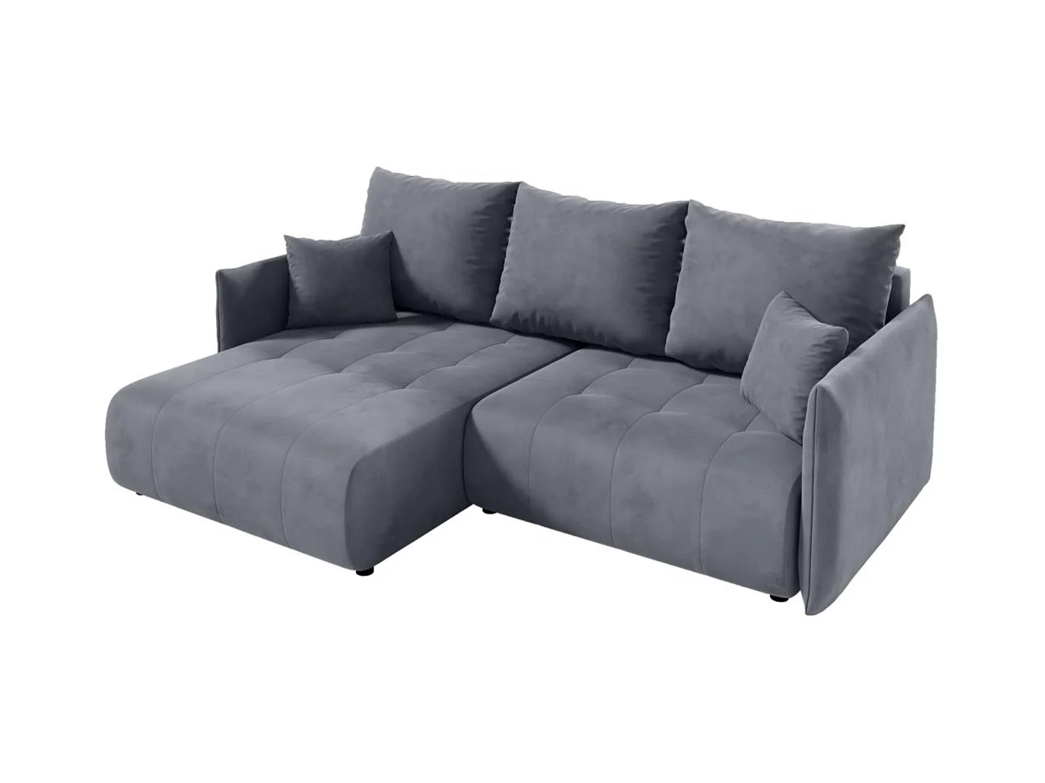 Hoekslaapbank Henry Mini grijs links