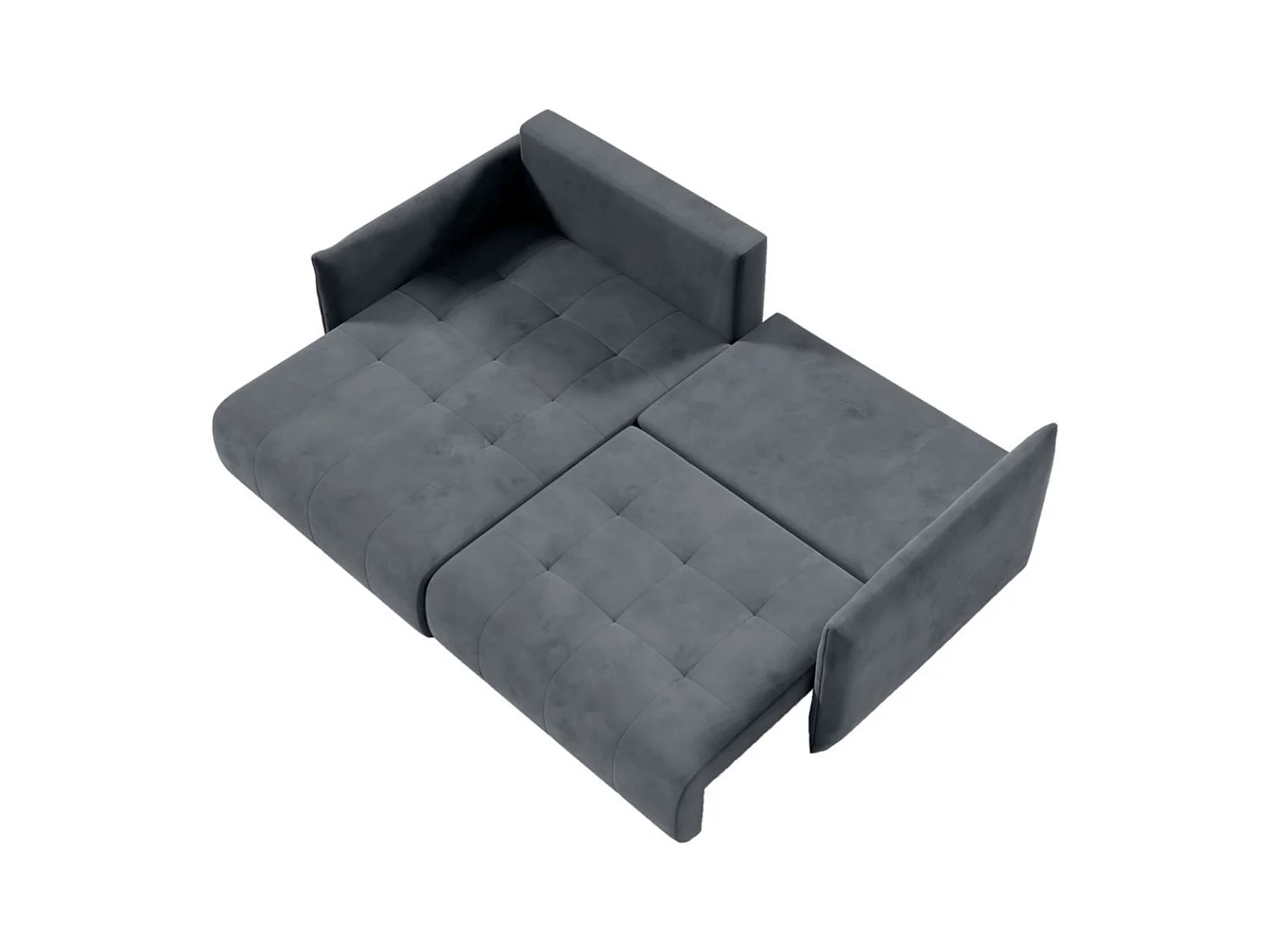 Hoekslaapbank Henry Mini grijs links