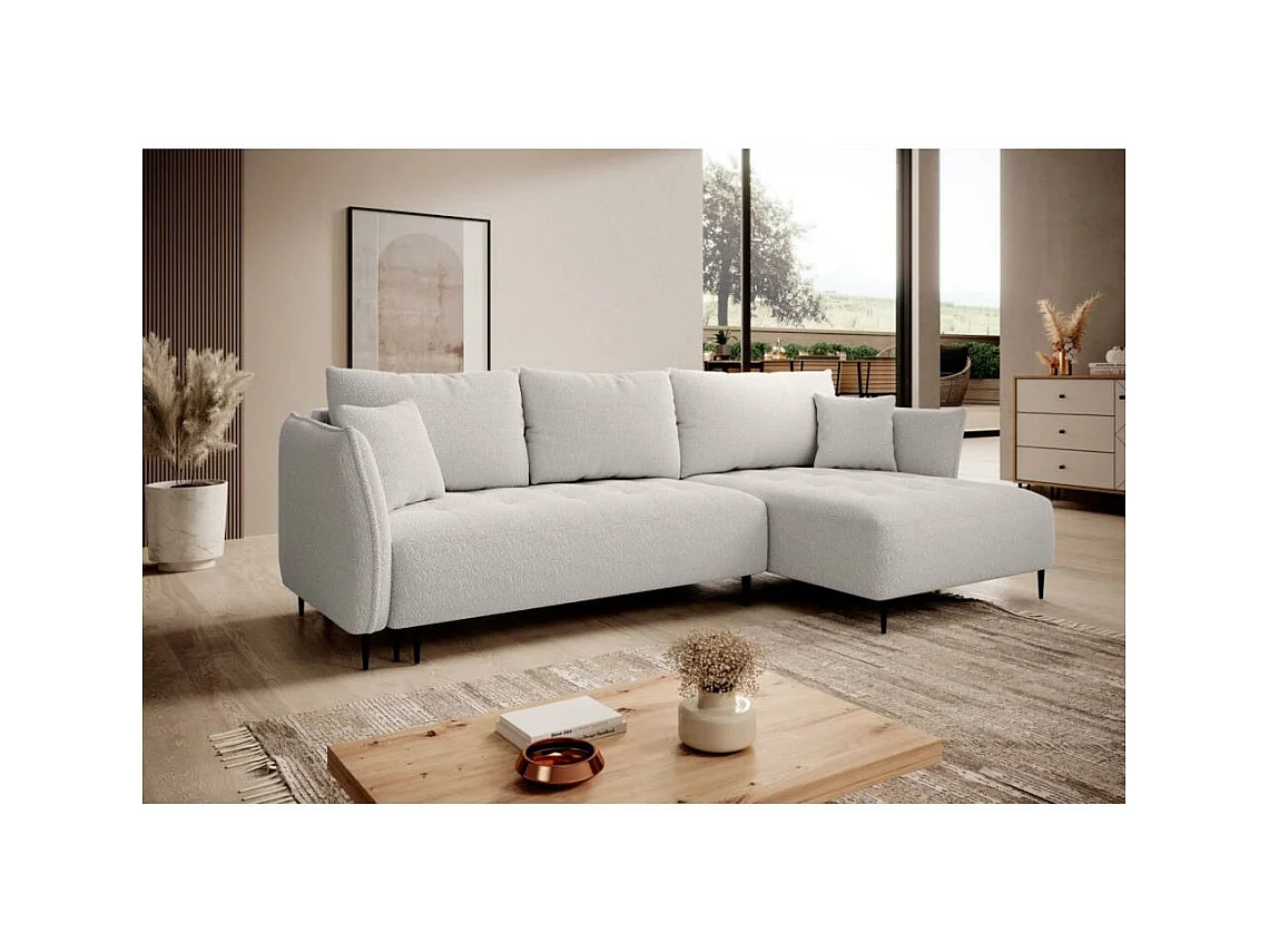 ECKSCHLAFSOFA Bari rechts beige