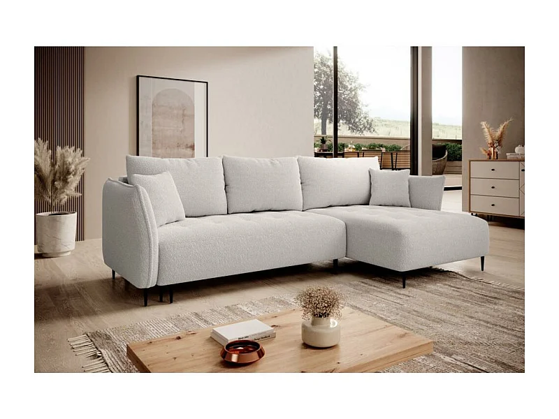 ECKSCHLAFSOFA Bari rechts beige