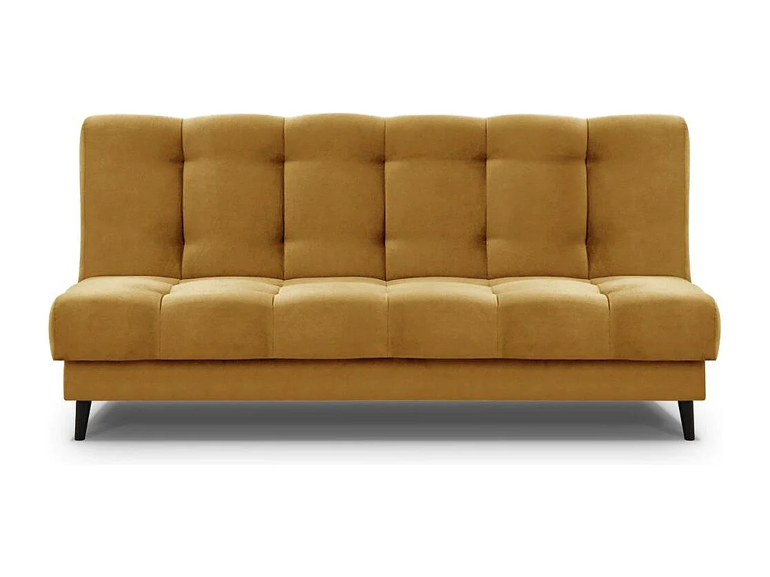 Canapé-lit 3 places Nancy jaune
