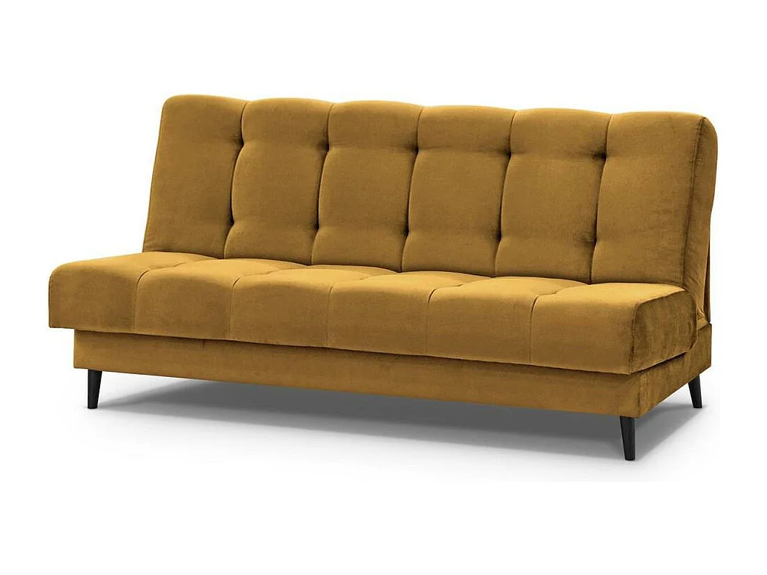 Canapé-lit 3 places Nancy jaune