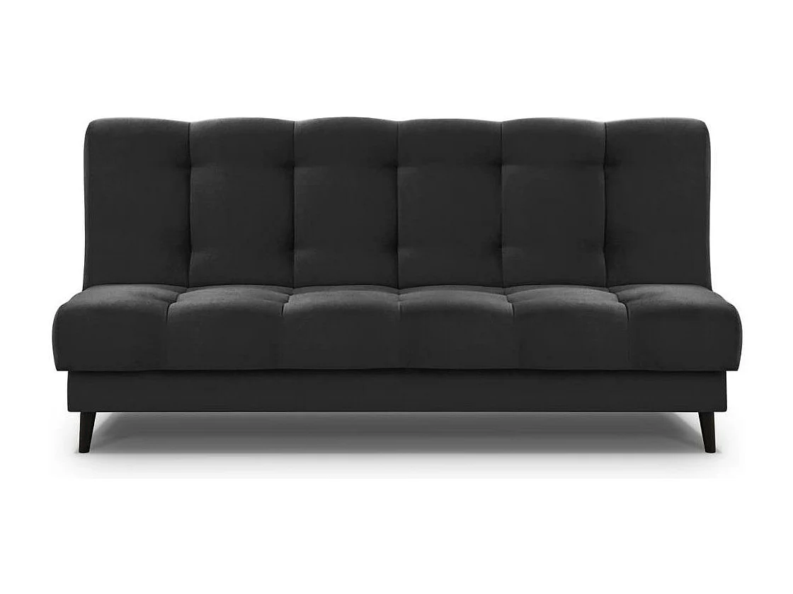 Canapé-lit 3 places Nancy noir