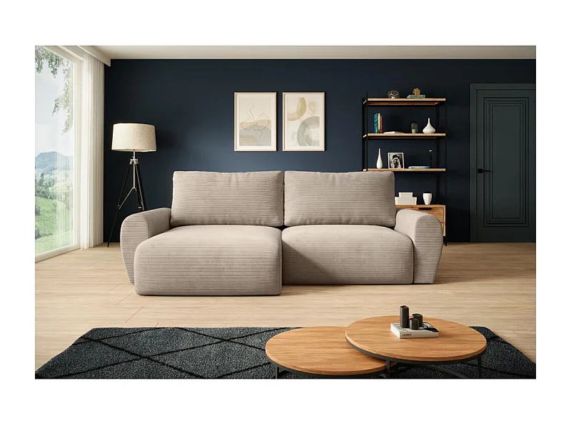 ECKSCHLAFSOFA Poss L cappuccino links