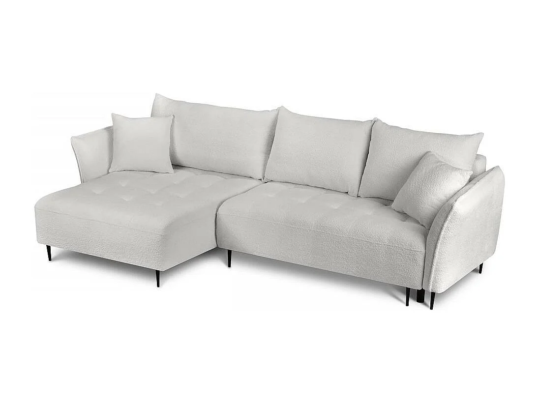 ECKSCHLAFSOFA Bari links hellgrau