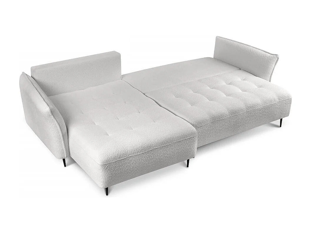 ECKSCHLAFSOFA Bari links hellgrau