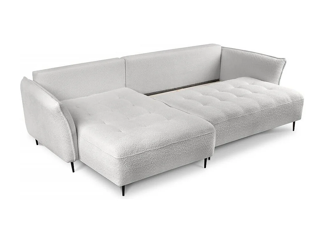 ECKSCHLAFSOFA Bari links hellgrau