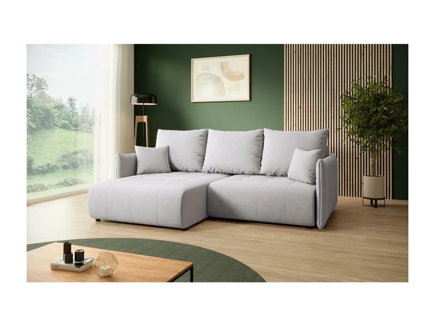 CANAPE Henry Mini gris clair gauche