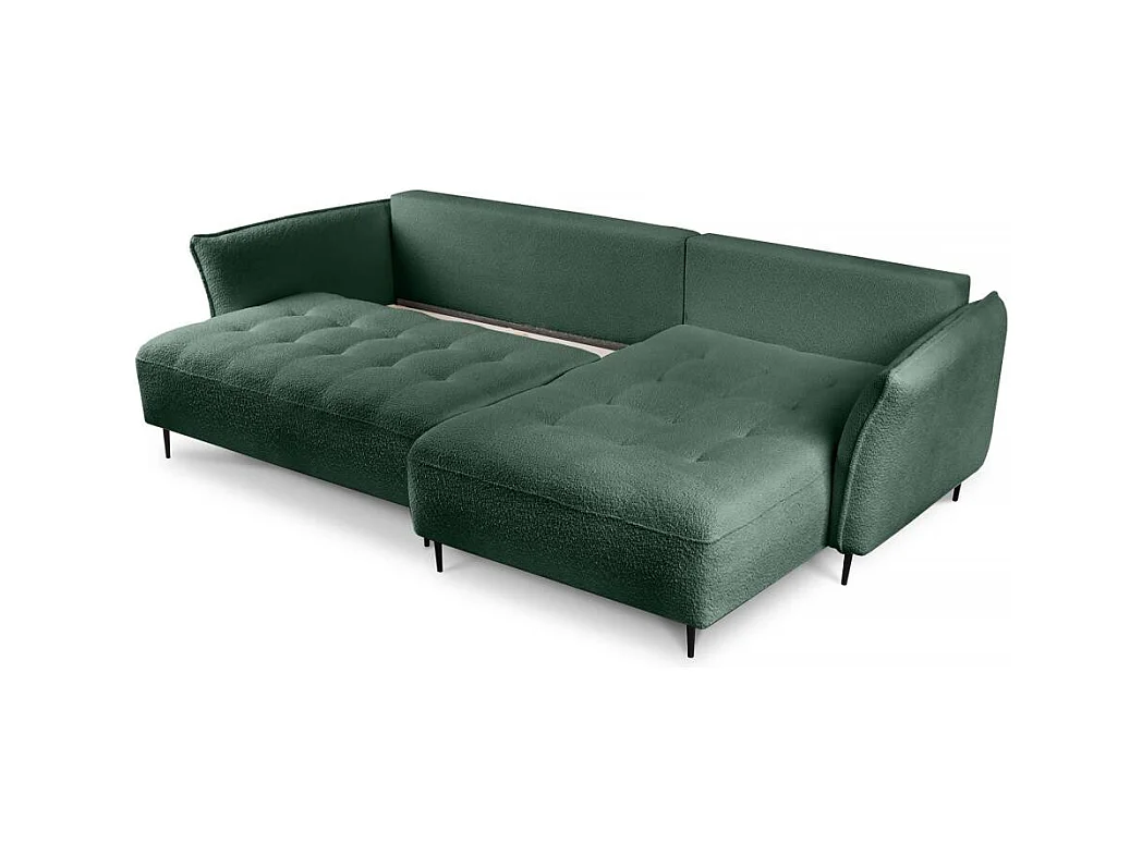 Hoekslaapbank Bari rechts groen