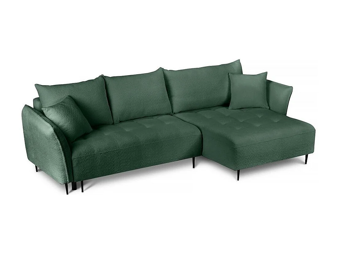 ECKSCHLAFSOFA Bari rechts grün