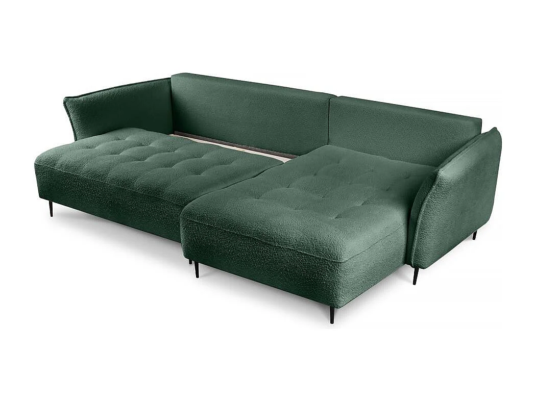 ECKSCHLAFSOFA Bari rechts grün