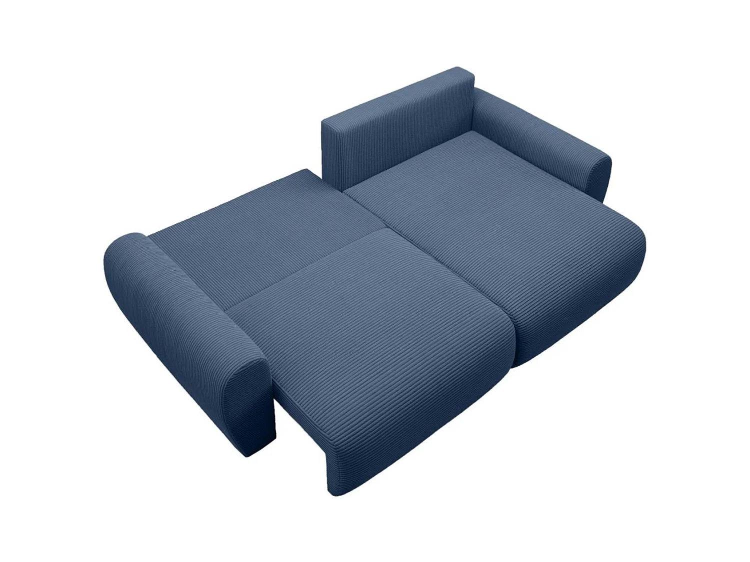 ECKSCHLAFSOFA Poss L dunkelblau rechts