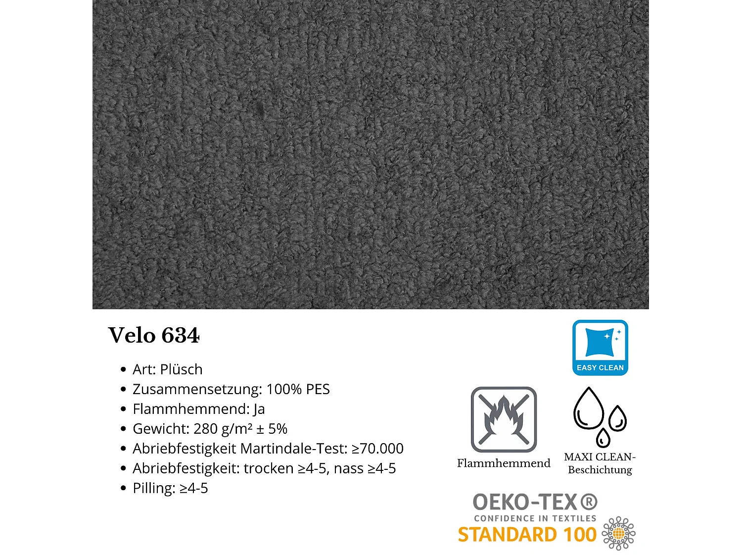 ECKSOFA Draco L dunkelgrau rechts