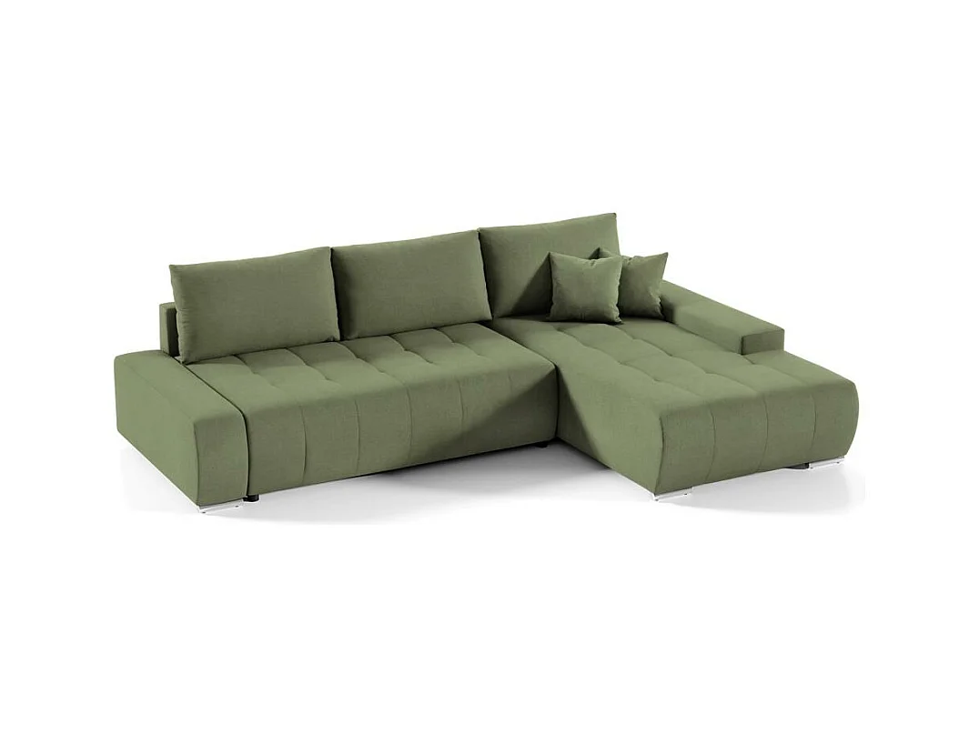 ECKSOFA Draco L grün rechts