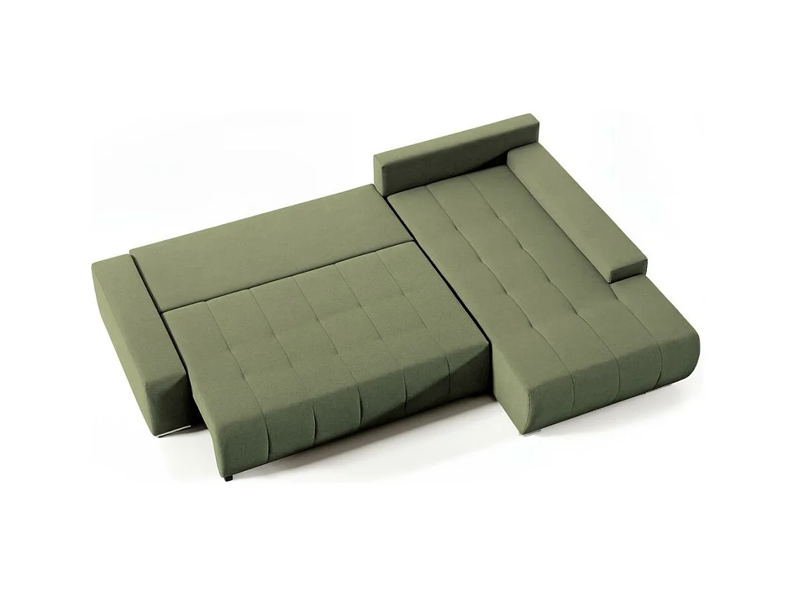 ECKSOFA Draco L grün rechts