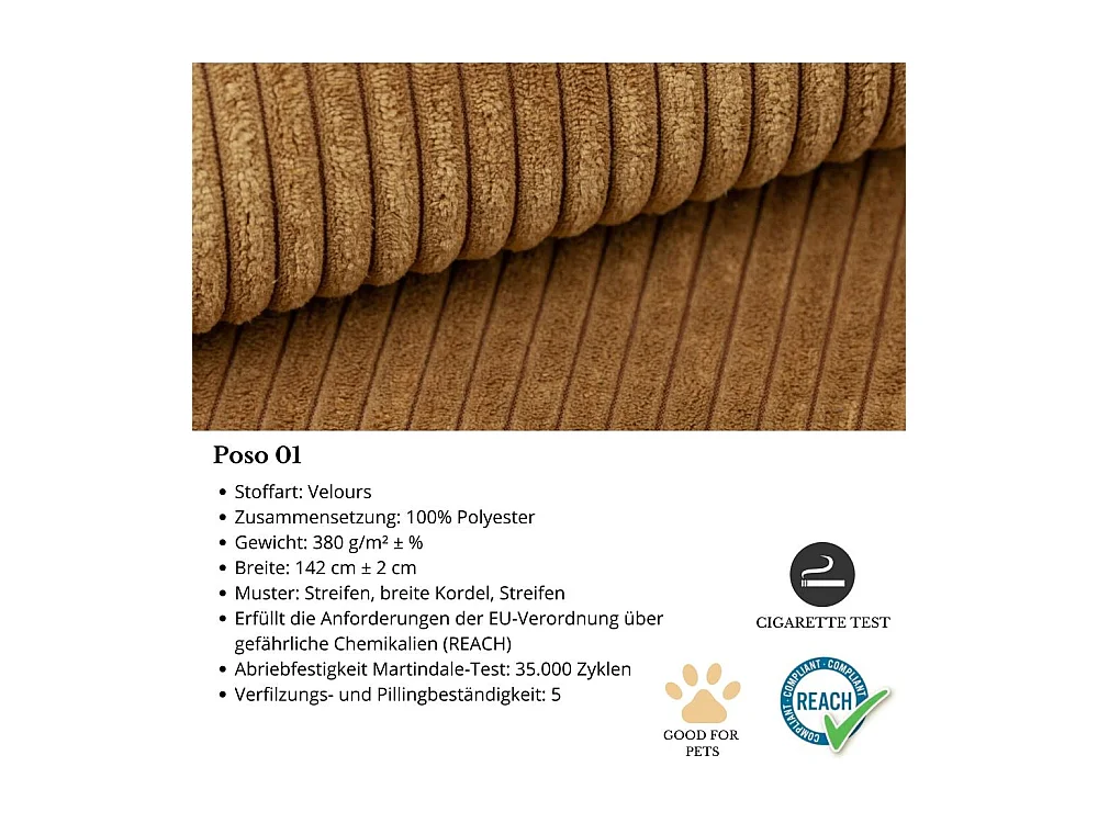 WOHNLANDSCHAFT mit Schlaffunktion Poss U gelb