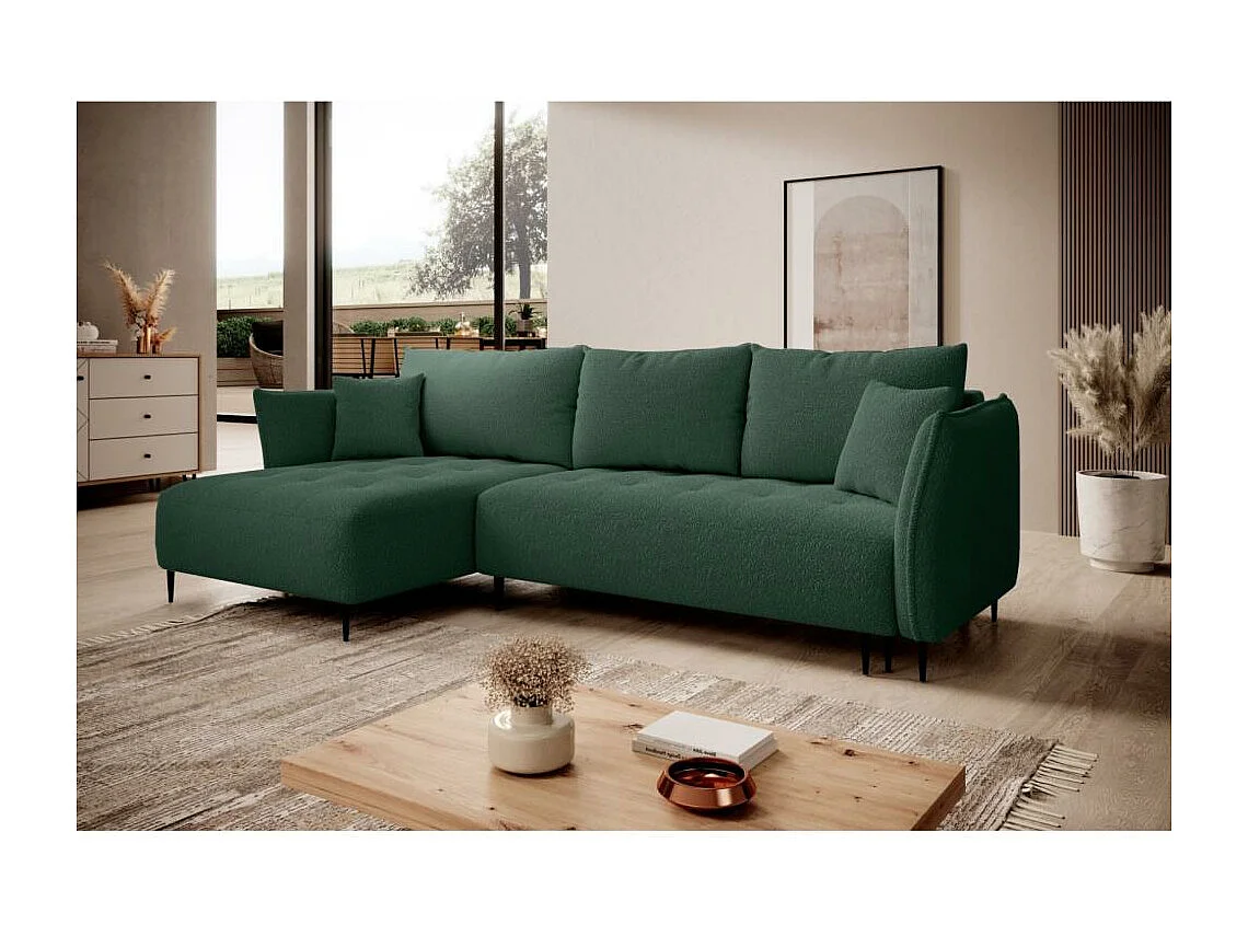 ECKSCHLAFSOFA Bari links grün