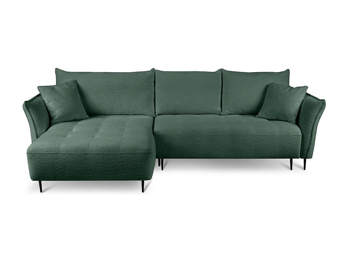 Hoekslaapbank Bari links groen