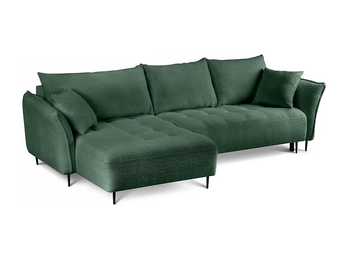Hoekslaapbank Bari links groen